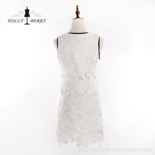 Original Sleeveless Embroidery Casual Plus Size Dress